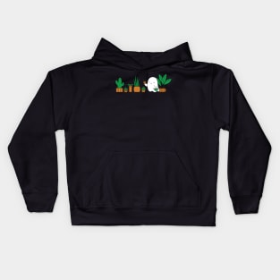 Ghost Plant Parent Kids Hoodie